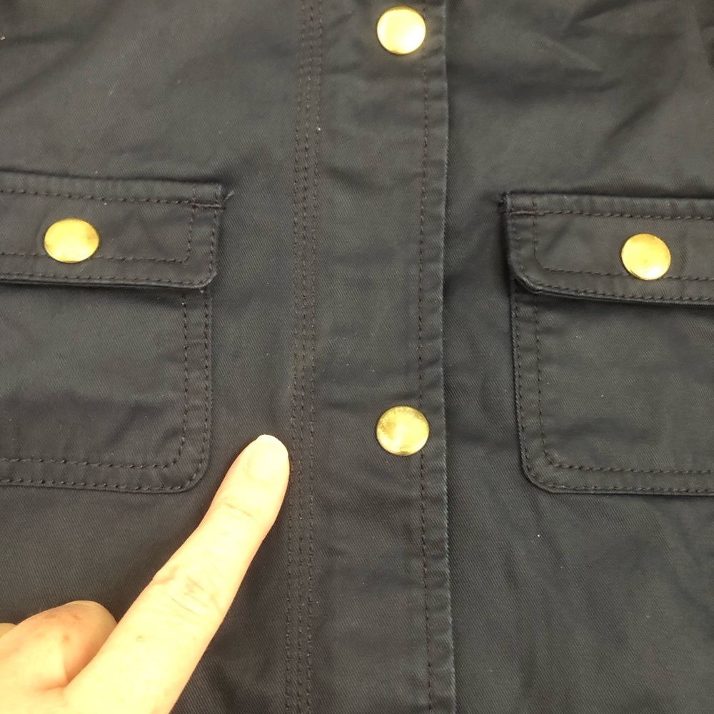 Crewcuts Navy Hooded Jacket 6/7 - Picture 8 of 9